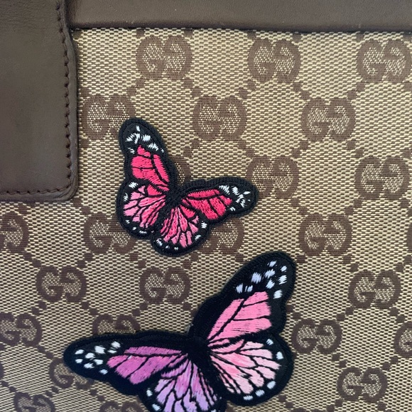 Gucci handbag with butterflies - Picture 9 of 15